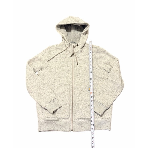 Carhartt Clarksburg Sherpa Lined Hoodie Women's Small Relaxed Fit 102787-E07 - Picture 4 of 8